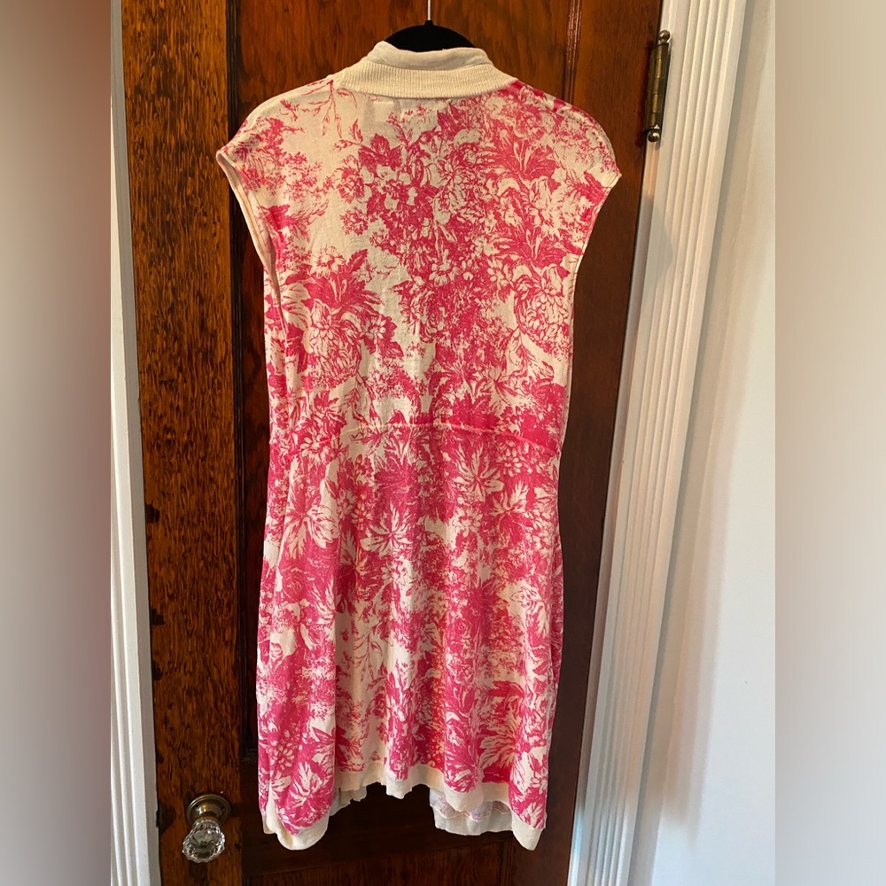Anthropologie summer weight sleeveless open cardigan